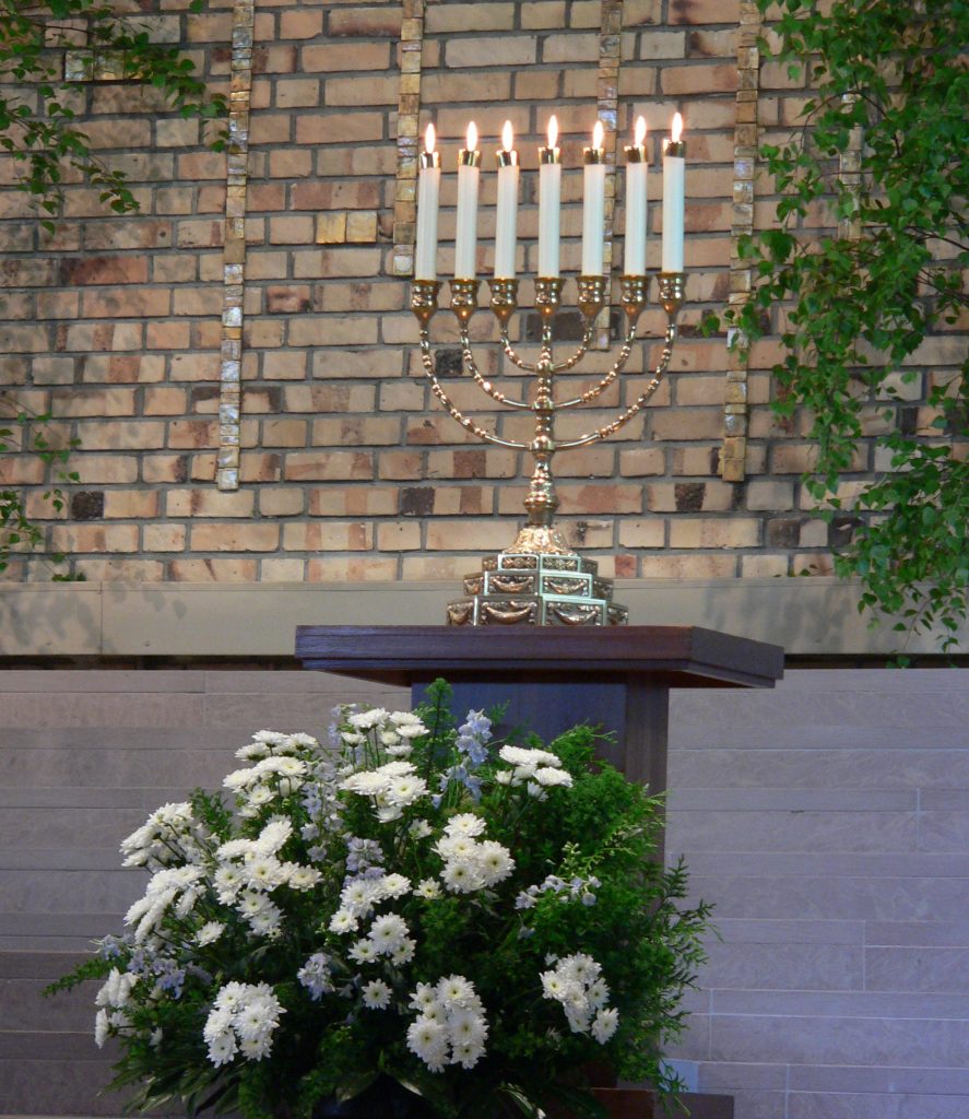 Israel-Leuchter, Jesu-Ruf-Kapelle, Kanaan Israel-Leuchter, Jesu-Ruf-Kapelle, Kanaan